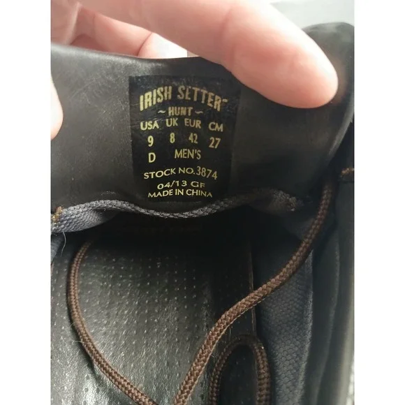 Red Wing Irish Setter Hunt Mens Brown Leather Waterproof Casual Shoes 9 D #1558 - Picture 5 of 12